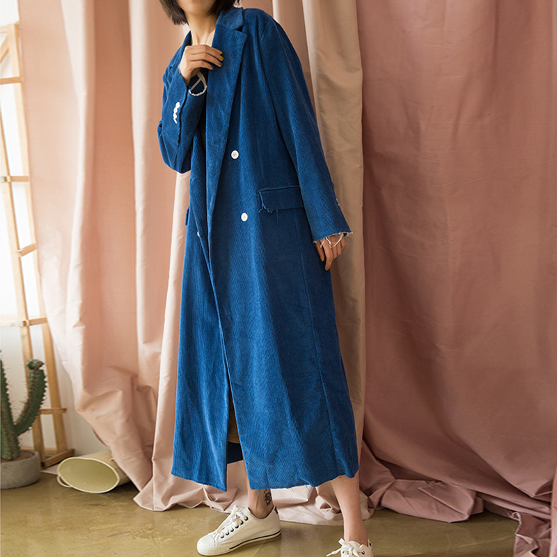 Johnature Autumn Winter Coat Women 2019 New Loose Simple Solid Color Turn-down Collar Corduroy Windswear Vintage Long Overcoat, Beige
Johnature Autumn Winter Coat Women 2019 New Loose Simple Solid Color Turn-down Collar Corduroy Windswear Vintage Long Overcoat, Beige