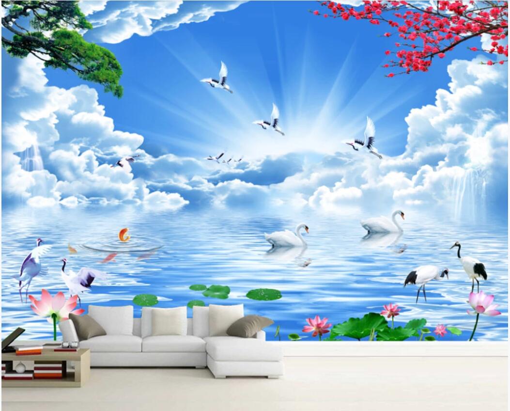 3d wallpaper custom photo murals Modern minimalist world wonderland blue lake blue sky crane background wall wallwallpaper for walls 3 d, Non-woven fabric
3d wallpaper custom photo murals Modern minimalist world wonderland blue lake blue sky crane background wall wallwallpaper for walls 3 d, Non-woven fabric
