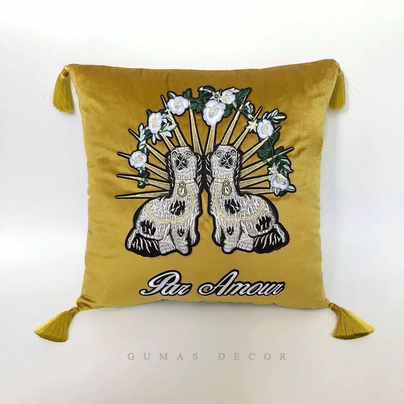 Super designer embroidery pillow cushion 45*45cm and 30*50cm Home and car decoration creative Exquisite warm gift
Super designer embroidery pillow cushion 45*45cm and 30*50cm Home and car decoration creative Exquisite warm gift