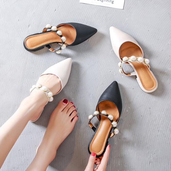 Hot Sale-Pearl Flats Shoes for Women Pointed Toe Elegant Women Mules Slip on Flat Shoes for Women, Black
Hot Sale-Pearl Flats Shoes for Women Pointed Toe Elegant Women Mules Slip on Flat Shoes for Women, Black