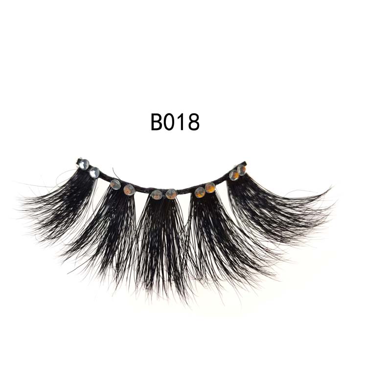 New High Quality 25mm 3D Mink Eyelashes 100% Real 5D Mink Lashes Natural Thick Mink Lashes Makeup 18 Styles Drill Series False Eyelashes