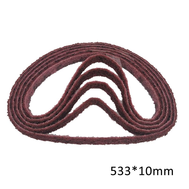 New 10PCS 533 x 10mm 150/240/400/600 Grits Polishing Nylon Belt Sand Belt for Stainless Steel Wood Polishing Deburring
New 10PCS 533 x 10mm 150/240/400/600 Grits Polishing Nylon Belt Sand Belt for Stainless Steel Wood Polishing Deburring