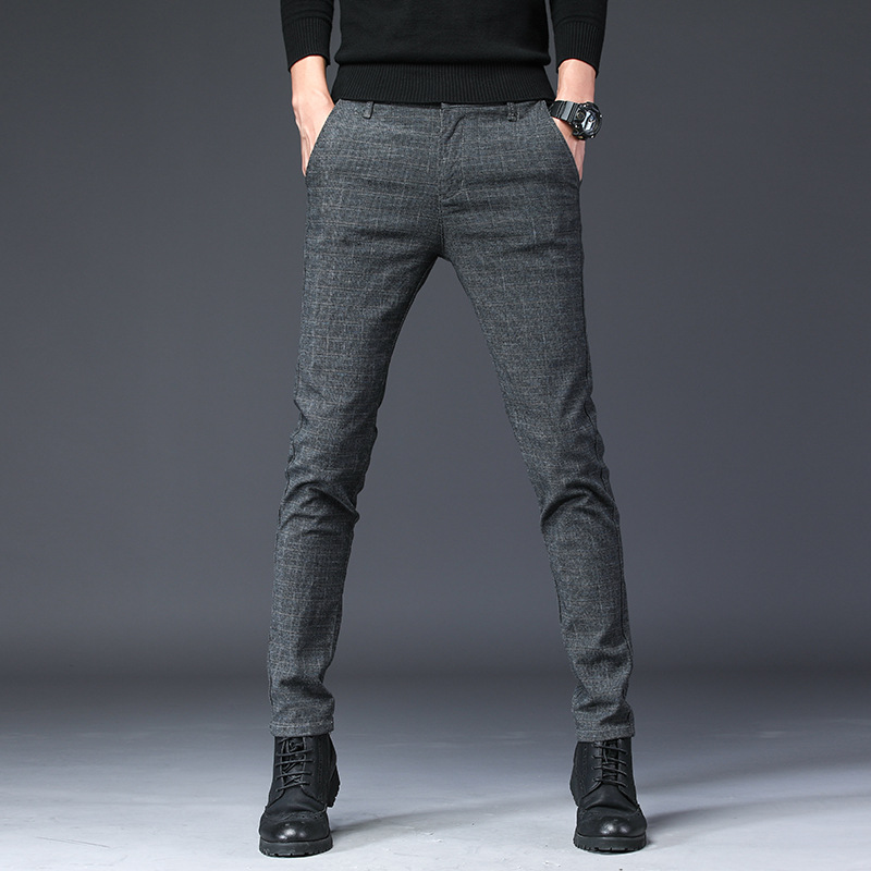 2020 New High Quality Cotton Men Pants Straight black gray Long lattice Male Business Casual Trousers man Full Length Mid 38, K688 black
2020 New High Quality Cotton Men Pants Straight black gray Long lattice Male Business Casual Trousers man Full Length Mid 38, K688 black