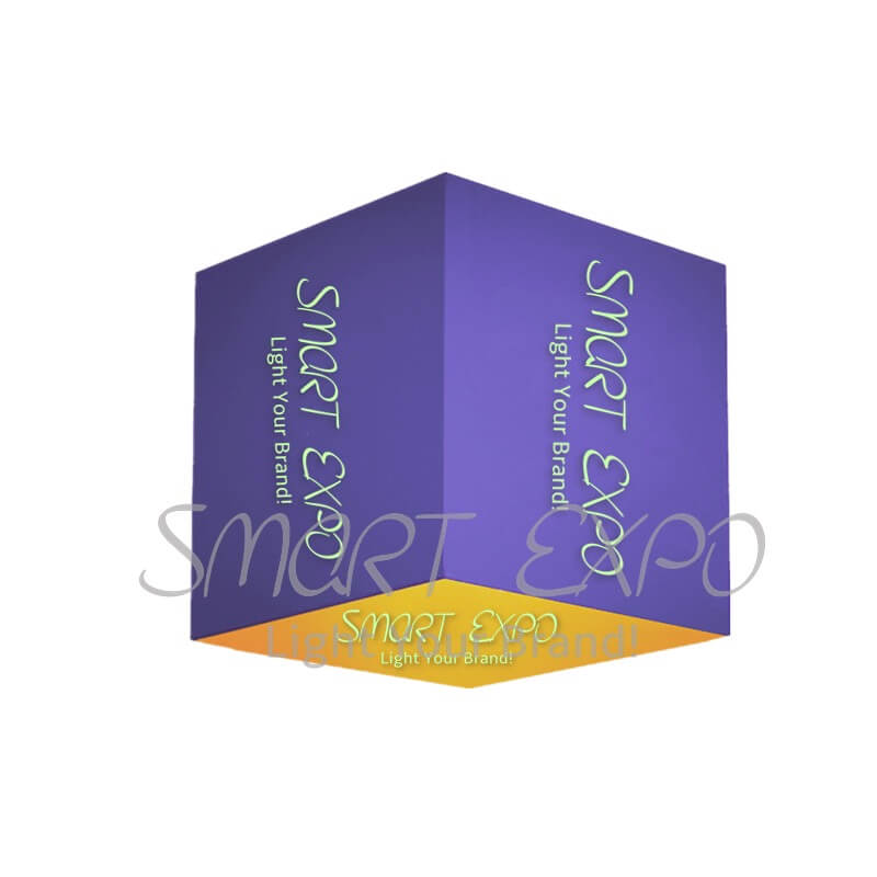 4ft Ceiling Hang Cubic Sign Banner Cube Logo Display Stand with Sides and Bottom Fabric Printing Graphics Portable Carry Bag
4ft Ceiling Hang Cubic Sign Banner Cube Logo Display Stand with Sides and Bottom Fabric Printing Graphics Portable Carry Bag