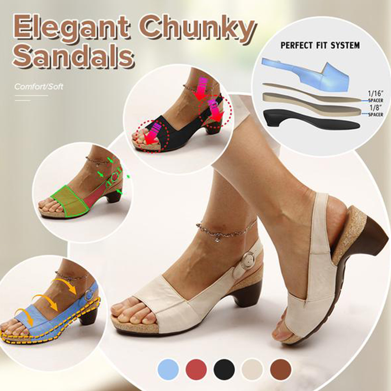 Women Low Chunky Heel Summer Sandals Elegant Comfortable Open Toe Strap Sandals Drop Shipping
Women Low Chunky Heel Summer Sandals Elegant Comfortable Open Toe Strap Sandals Drop Shipping