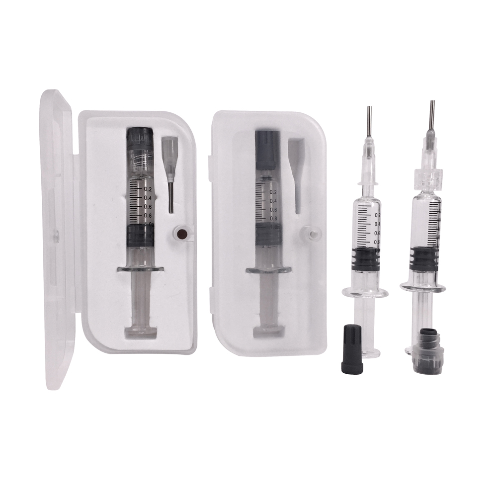 MOQ 2 units 1ml Luer Lock Luer Head Glass Syringe 1cc Injector with Graduation Mark needle plastic tube packaging for Co2 oil Carts
MOQ 2 units 1ml Luer Lock Luer Head Glass Syringe 1cc Injector with Graduation Mark needle plastic tube packaging for Co2 oil Carts