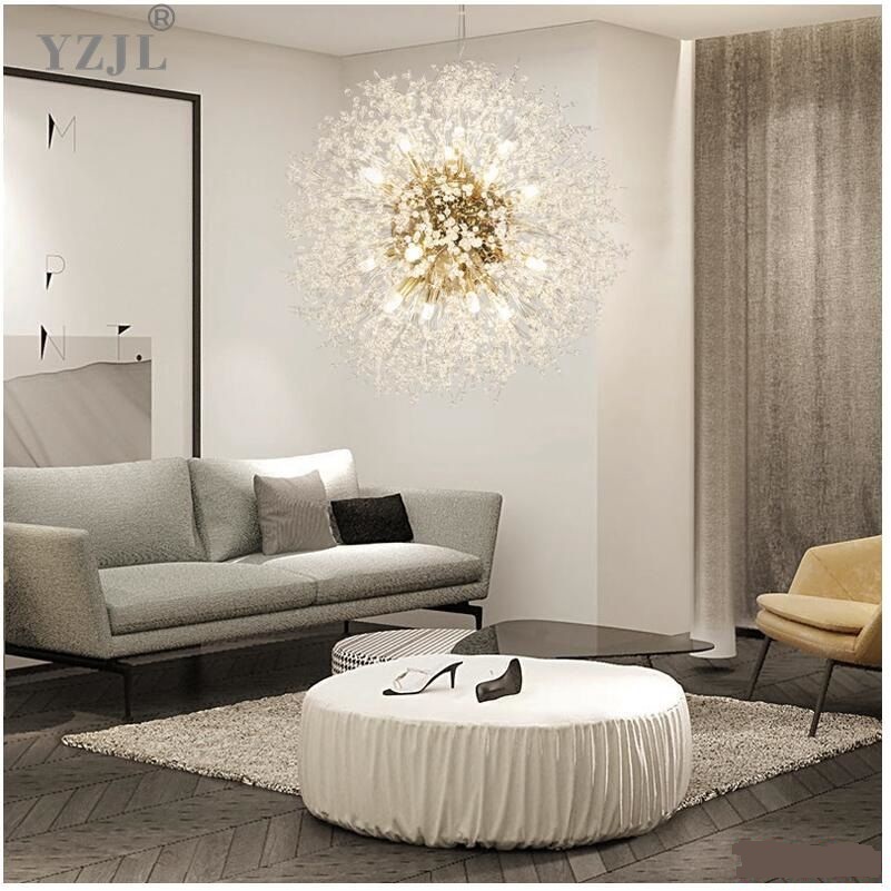 Modern LED Crystal Chandelier lamp Dandelion Chandelier Restaurant Pendant Hanging decoration lamp
Modern LED Crystal Chandelier lamp Dandelion Chandelier Restaurant Pendant Hanging decoration lamp