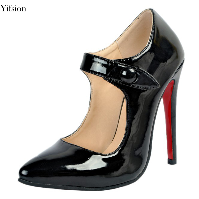 Rontic New Fashion Women Classics Pumps Mary Janes Thin High Heels Pumps Nice Pointed Toe Black Party Shoes Women US Size 4-15
Rontic New Fashion Women Classics Pumps Mary Janes Thin High Heels Pumps Nice Pointed Toe Black Party Shoes Women US Size 4-15