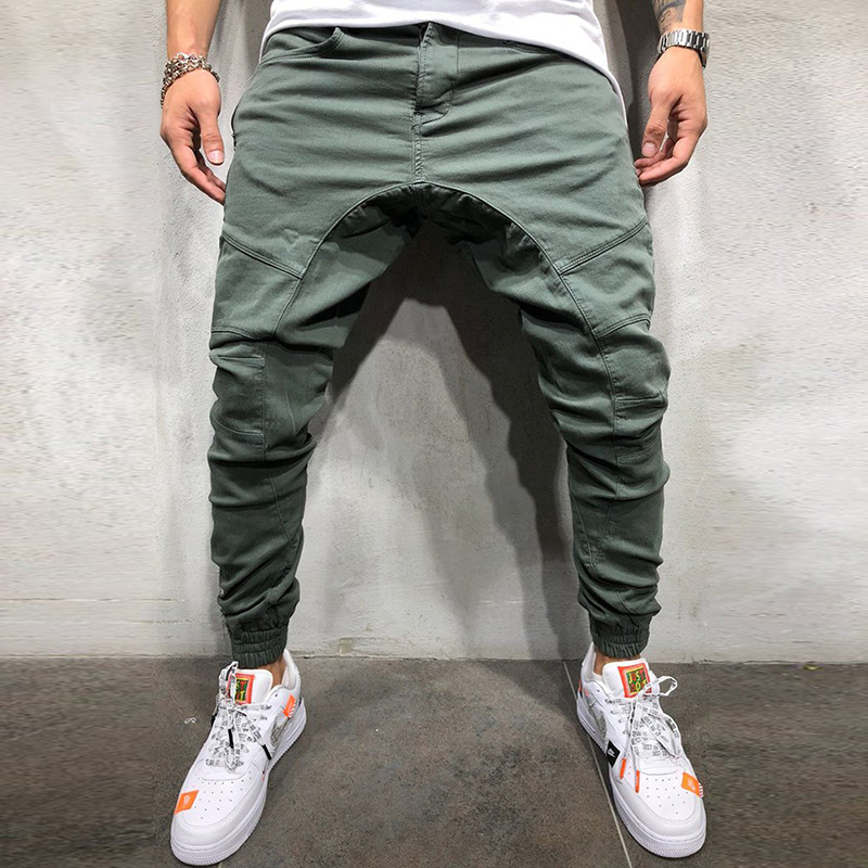 Men Casual Joggers Pants New Mens Sportswear Hip Hop Harem Pencil Pants Solid Thin Cargo Sweatpants Male Multi-pocket Trousers, Black
Men Casual Joggers Pants New Mens Sportswear Hip Hop Harem Pencil Pants Solid Thin Cargo Sweatpants Male Multi-pocket Trousers, Black