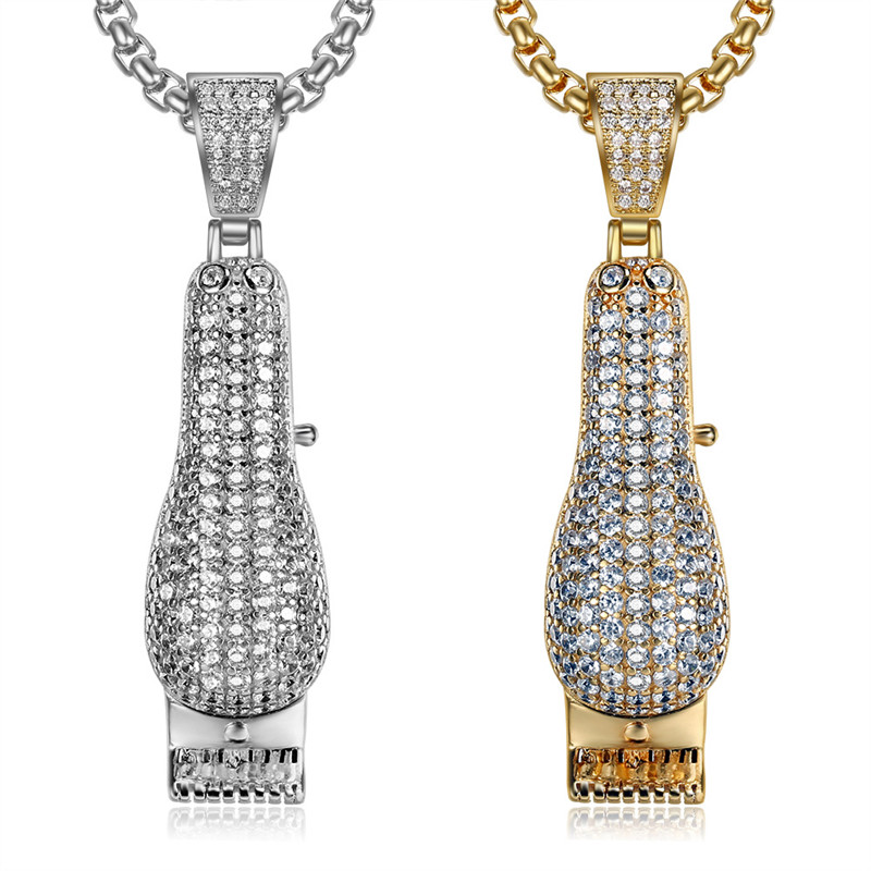 Hip Hop Iced Out 3D Shaver Pendant Gold Silver Plated Micro Paved Men Charm Bling Jewelry
Hip Hop Iced Out 3D Shaver Pendant Gold Silver Plated Micro Paved Men Charm Bling Jewelry