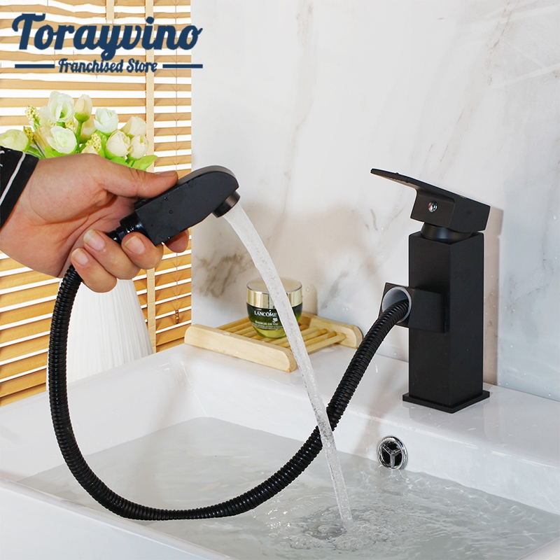 

Torayvino Deck Mounted Hot And Cold Water Mix Faucets Home Kitchen Bathroom Basin Sink Water Faucet Single Handle Washbasin Tap