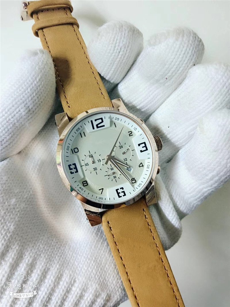 Hot sell Top luxury watch for Man watch Stainless steel watch quartz stopwatch male clock Fashion sports New watches 022