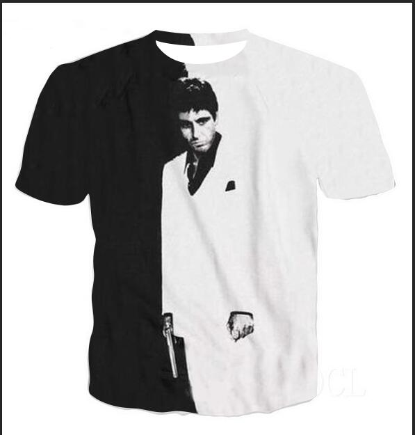 New Fashion Mens/Womans scarface T Shirt Summer Style Funny Unisex 3D Print Casual T-Shirt Tops Plus Size AA0233, White;black
New Fashion Mens/Womans scarface T Shirt Summer Style Funny Unisex 3D Print Casual T-Shirt Tops Plus Size AA0233, White;black