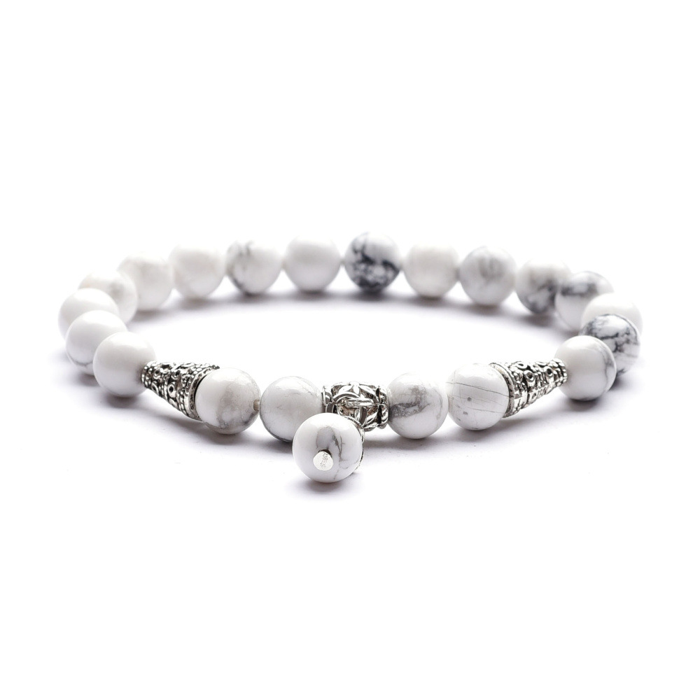 Best selling 2018 Ladies Men 8mm Lava Logan Diffuser Bracelet Charm Cone Alloy Natural Stone Yoga Bead Bracelet Jewelry Gift