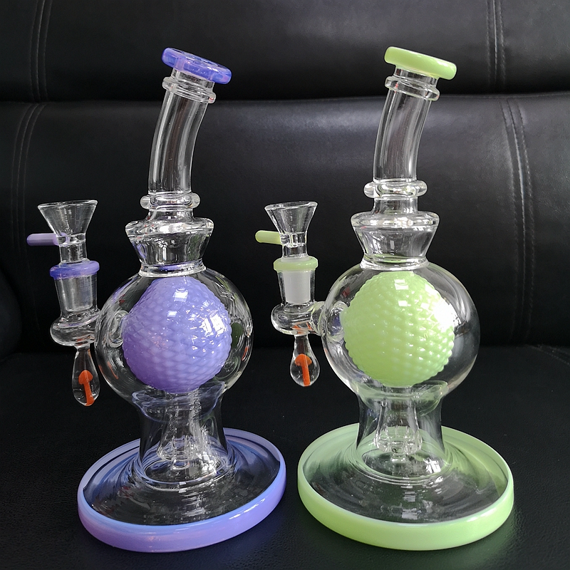 Unique Ball Heady Glass Bong Green Purple Showerhead Perc Dab Rig 14mm Femal Joint Glass Water Pipe Bongs Smoking Oil Rigs With Bowl
Unique Ball Heady Glass Bong Green Purple Showerhead Perc Dab Rig 14mm Femal Joint Glass Water Pipe Bongs Smoking Oil Rigs With Bowl