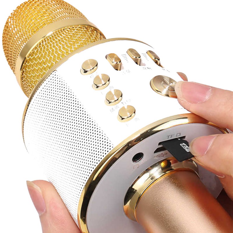 K38 4 colors for Wireless Bluetooth Karaoke Microphone Handheld KTV Home Mic Speaker Player Professional Microphones
