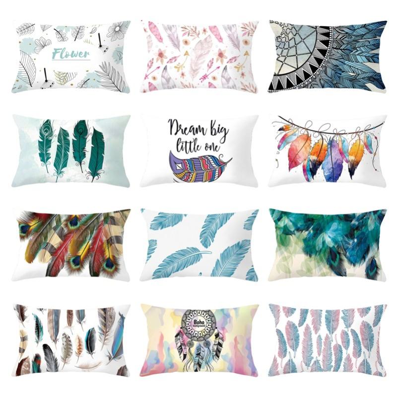Colorful Feather Cushion Cover Home Decor Short Plush Mandala Pillow Cover 30x50cm Sofa Room Decorative Pillows Case Pillowslip, 001
Colorful Feather Cushion Cover Home Decor Short Plush Mandala Pillow Cover 30x50cm Sofa Room Decorative Pillows Case Pillowslip, 001