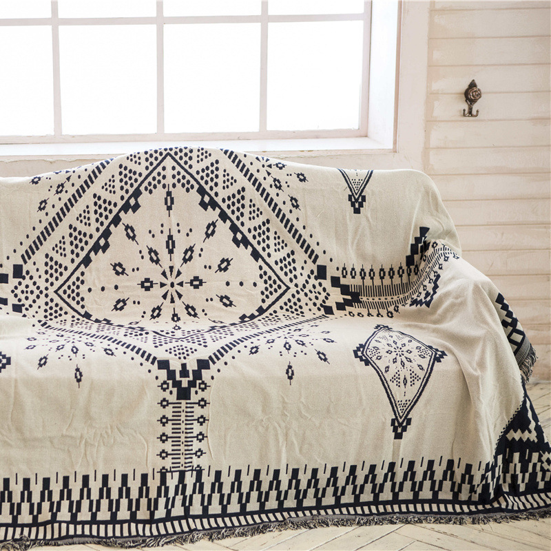 Double Sided Knitted Multi-Function Throw Blanket Bedspead Tapestry With Decorative Tassels For Sofa Bed Chair Couch Cover
Double Sided Knitted Multi-Function Throw Blanket Bedspead Tapestry With Decorative Tassels For Sofa Bed Chair Couch Cover