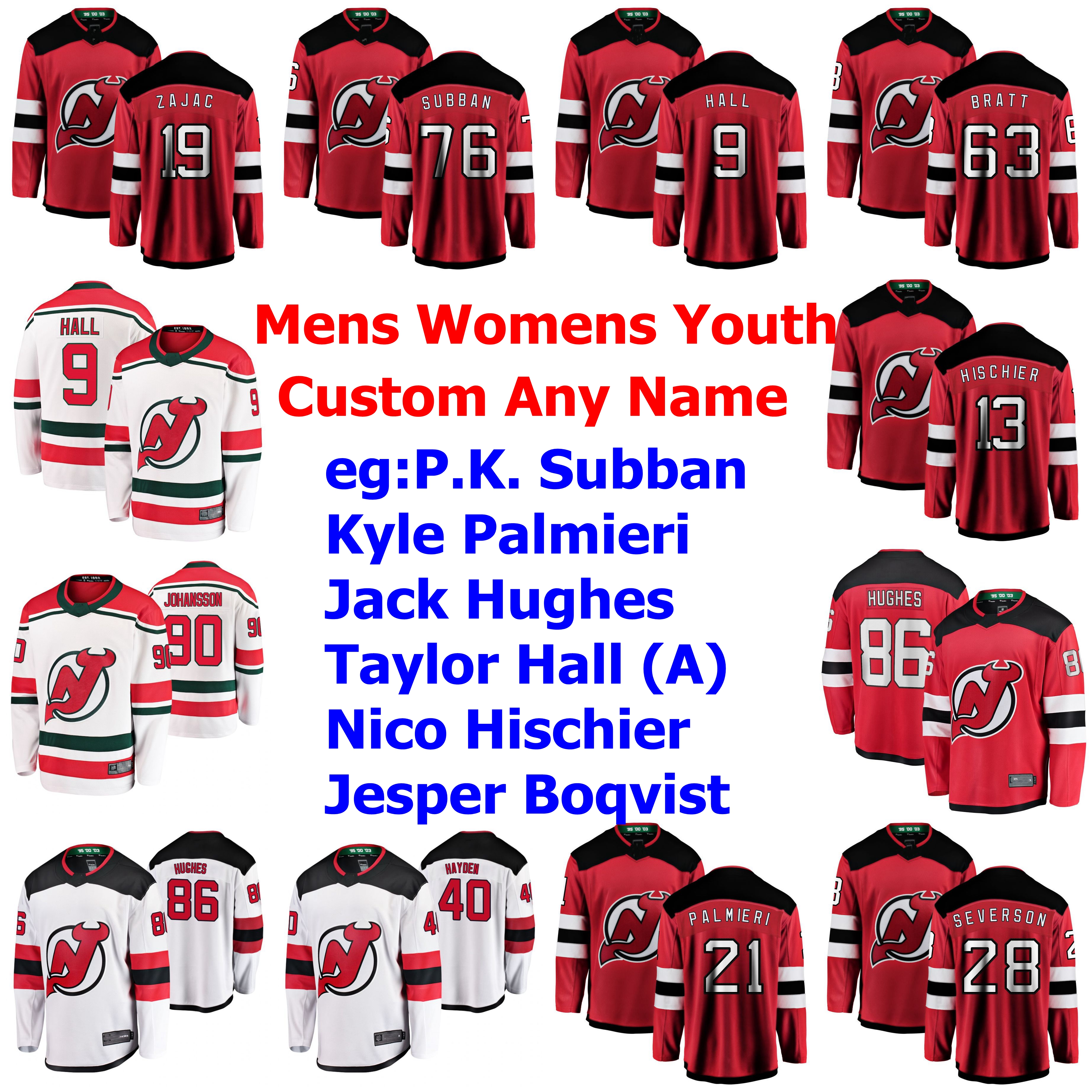 New Jersey Devils Jerseys P.K. Subban Jersey Taylor Hall Kyle Palmieri Nico Hischier Jack Hughes Red White Hockey Jerseys Custom Stitched, Black;red
New Jersey Devils Jerseys P.K. Subban Jersey Taylor Hall Kyle Palmieri Nico Hischier Jack Hughes Red White Hockey Jerseys Custom Stitched, Black;red
