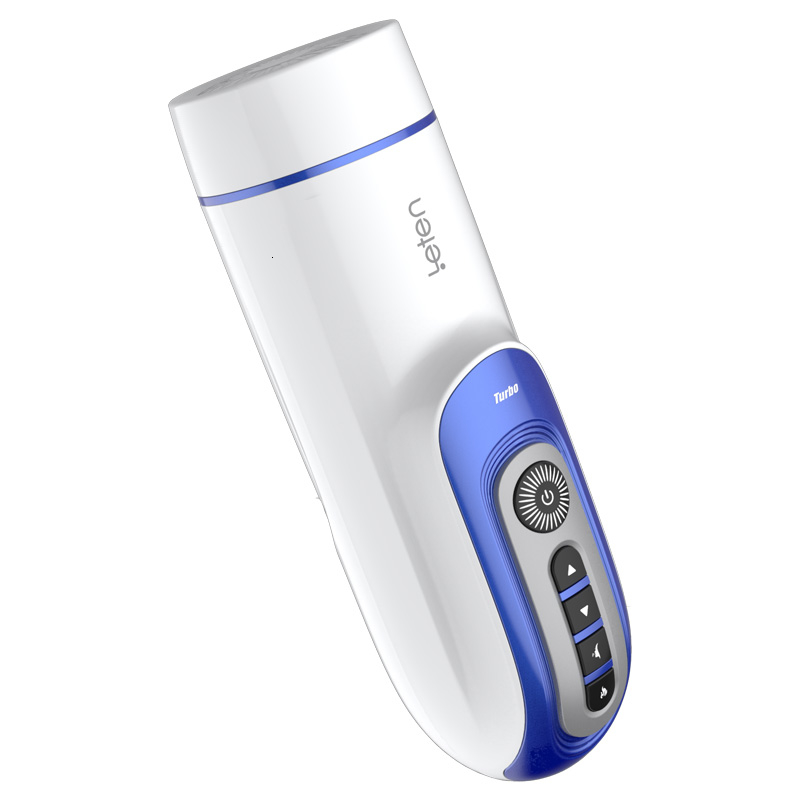 Automatic Telescopic Piston Male Masturbator Thrusting Voice Interaction Electric Blowjob Heating Sex Machine Sex Toys for Men Y191010