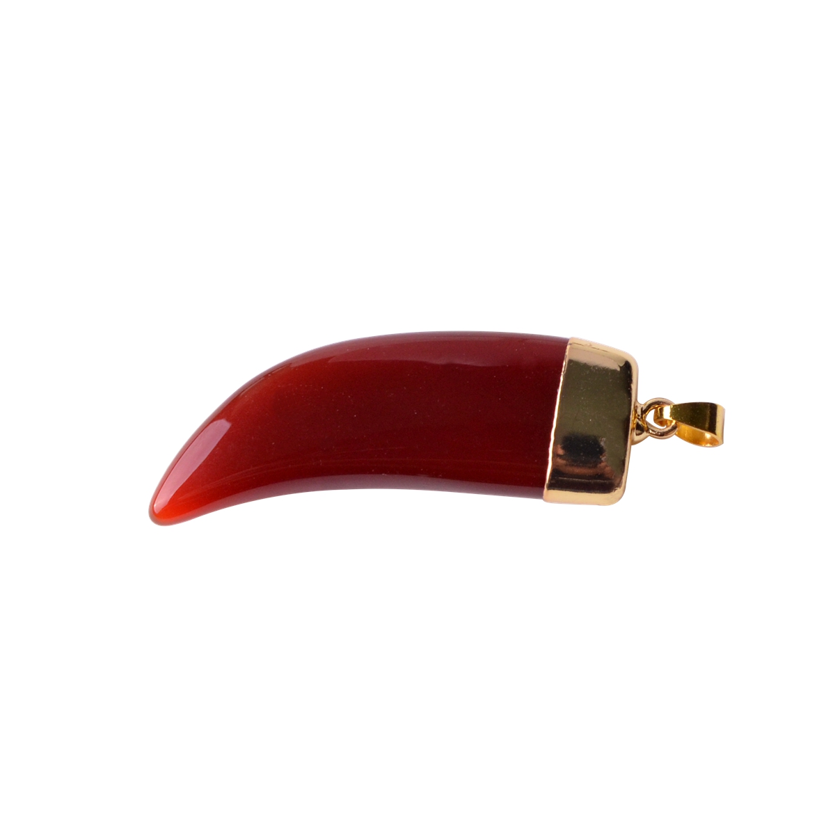 Stone Horn Pendant Bag Phnom Penh Mini Square Pendant Adjustable Rope Necklace