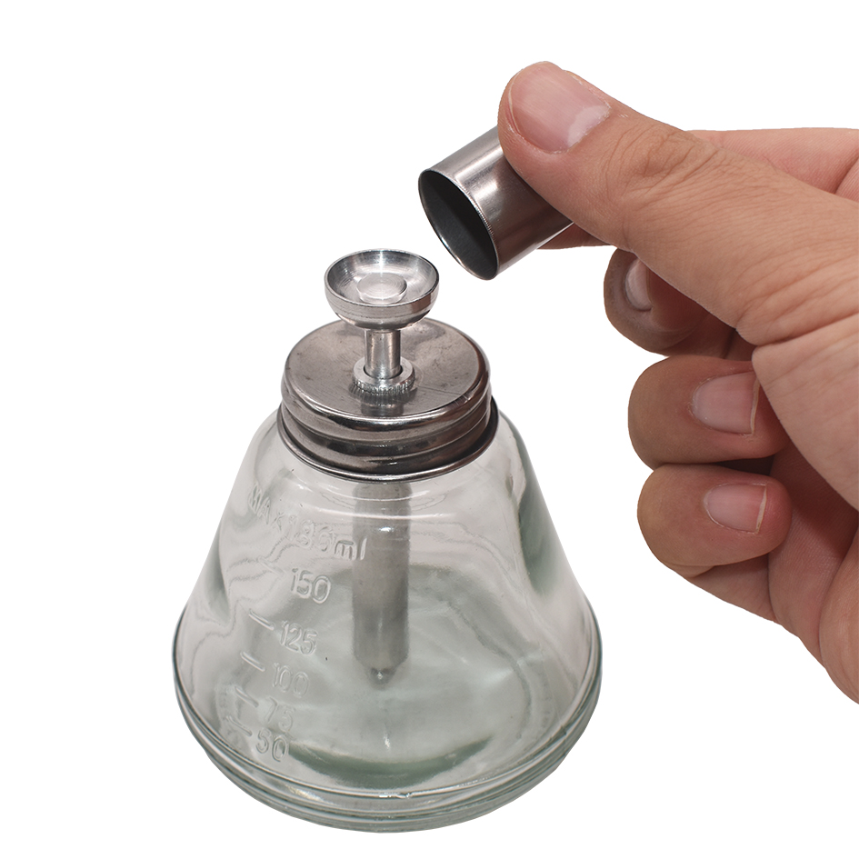 180ml OCA/Loca Glue Remover Transparent Glass Press Automatic Water Pumping Dispenser Cleaning Alcohol Bottle