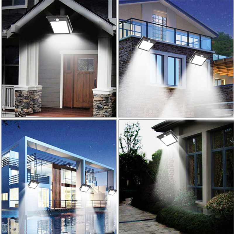 LED Solar Lights Outdoor High Quality Power LED Motion Sensor Wireless Wall Light 11000mah Street Lamp