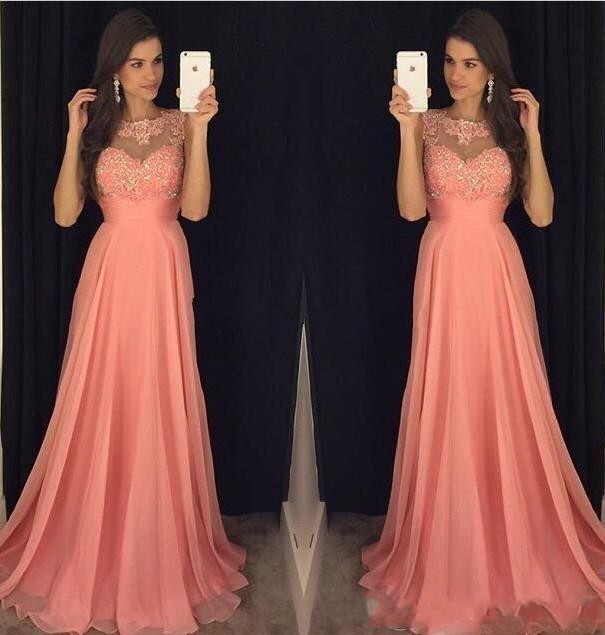 Hot Cheap Evening Dresses Wear Jewel Neck Lace Appliques Crystal Beaded Chiffon Floor Length Plus Size Sparkly Formal Cheap Party Prom Gowns, Chocolate
Hot Cheap Evening Dresses Wear Jewel Neck Lace Appliques Crystal Beaded Chiffon Floor Length Plus Size Sparkly Formal Cheap Party Prom Gowns, Chocolate