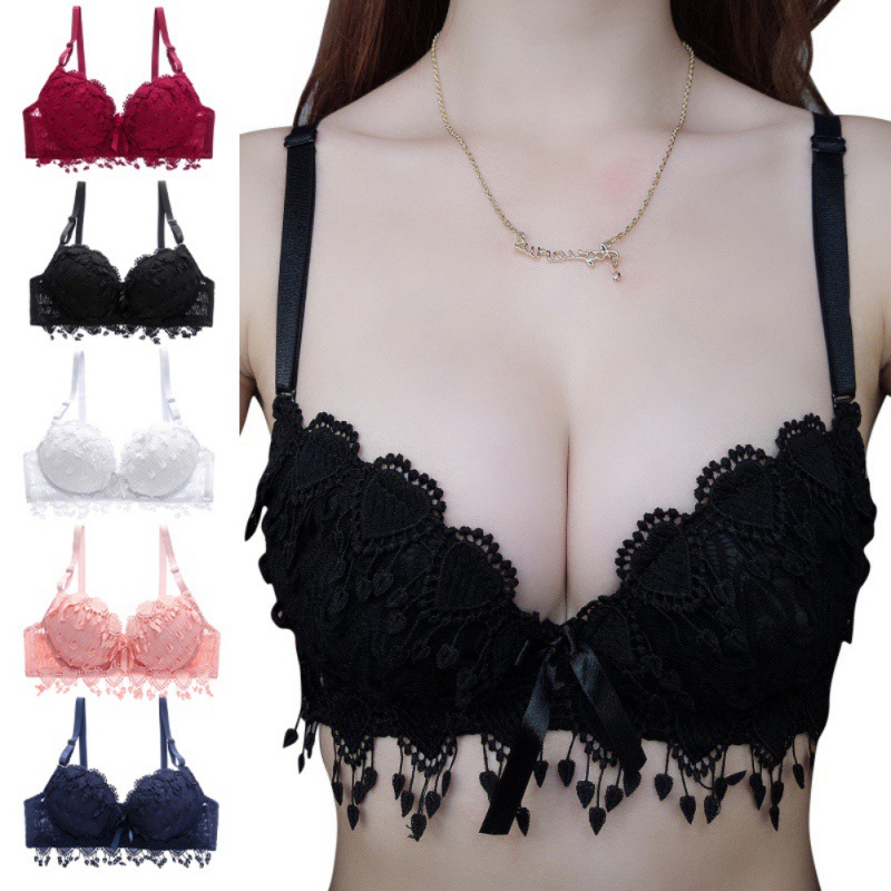 Bra Women Lace Gather Bra Large Size Breathable Sexy Lace Jacquard Solid For Women, Blue
Bra Women Lace Gather Bra Large Size Breathable Sexy Lace Jacquard Solid For Women, Blue