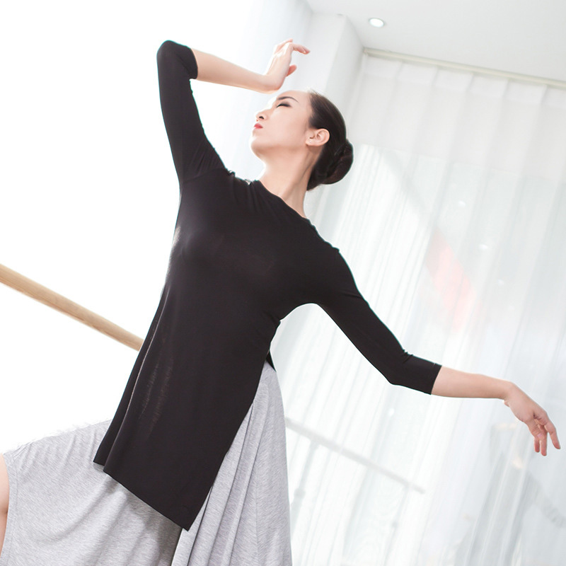 Red Blue White Black Modal Three Quarter Yoga Ballet Shirts Performance Shirts Girls Women Ballet Shirt, Height 165 170 cm
Red Blue White Black Modal Three Quarter Yoga Ballet Shirts Performance Shirts Girls Women Ballet Shirt, Height 165 170 cm
