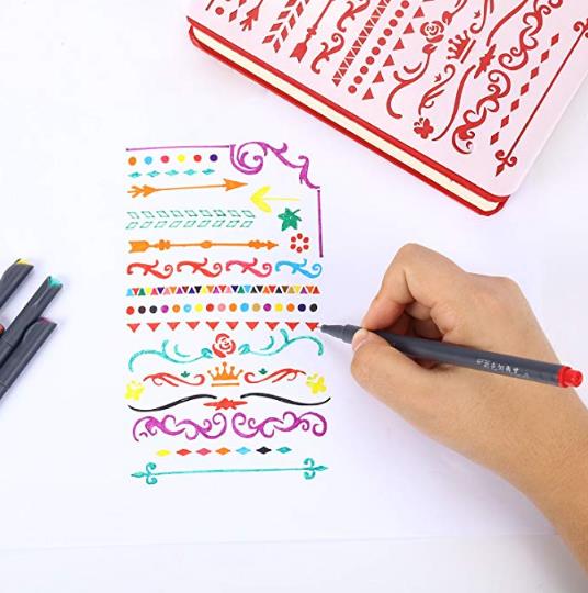 Planner Pens Fineliner Colored Drawing Markers Journaling Writing Take Note Calendar Agenda Sketching Art Office Supplies Multi Function
