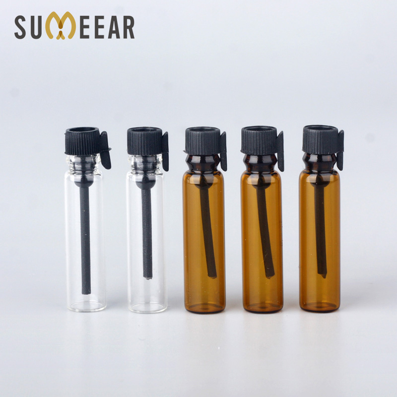 100Pcs/lot 1ml Amber Glass Essential Oils Trial Pack Tube Perfume Bottle Transparent Glass Perfume Bottle Test Tube for Sample
100Pcs/lot 1ml Amber Glass Essential Oils Trial Pack Tube Perfume Bottle Transparent Glass Perfume Bottle Test Tube for Sample
