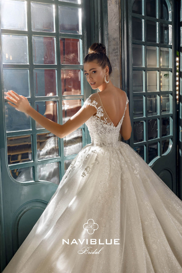 boho ballroom wedding dresses scoop neck appliqued capped sleeves sequins bridal gowns backless ruffle sweep train robes de marie