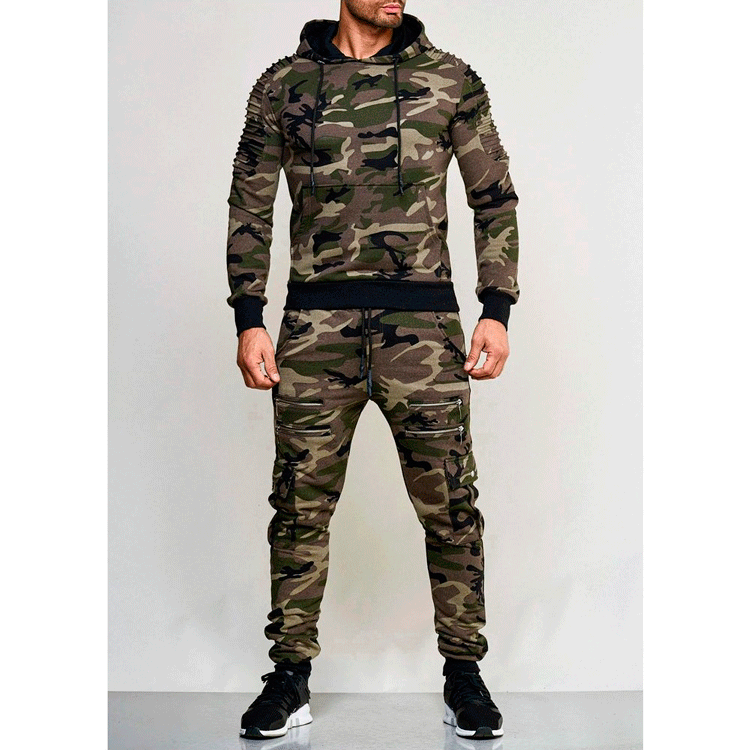 Fashion Men Gym Sport Camouflage Men Track Suit Spring Summer New Sweatsuit Hooded Camouflage Sweater And Pants Fishing suit, See chart
Fashion Men Gym Sport Camouflage Men Track Suit Spring Summer New Sweatsuit Hooded Camouflage Sweater And Pants Fishing suit, See chart