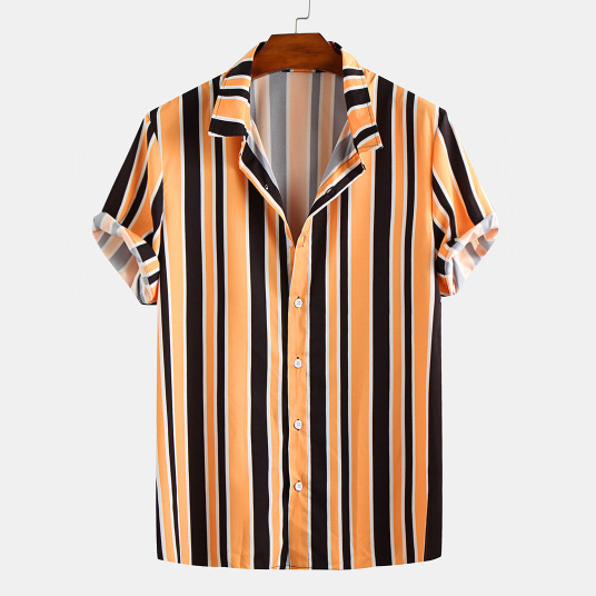 E-Baihui 2020 New Arrival Men's Short Sleeve Shirt Stand Collar Botton Design Summer Clothes Lapel Printed Shirt Male Hawaiian Shirts CS03, White;black
E-Baihui 2020 New Arrival Men's Short Sleeve Shirt Stand Collar Botton Design Summer Clothes Lapel Printed Shirt Male Hawaiian Shirts CS03, White;black
