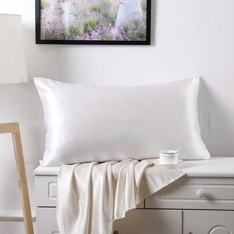 Pillow Case 1PC 100% Nature Mulberry Silk Pillowcase Custom Satin For Healthy Standard Queen King Multicolor