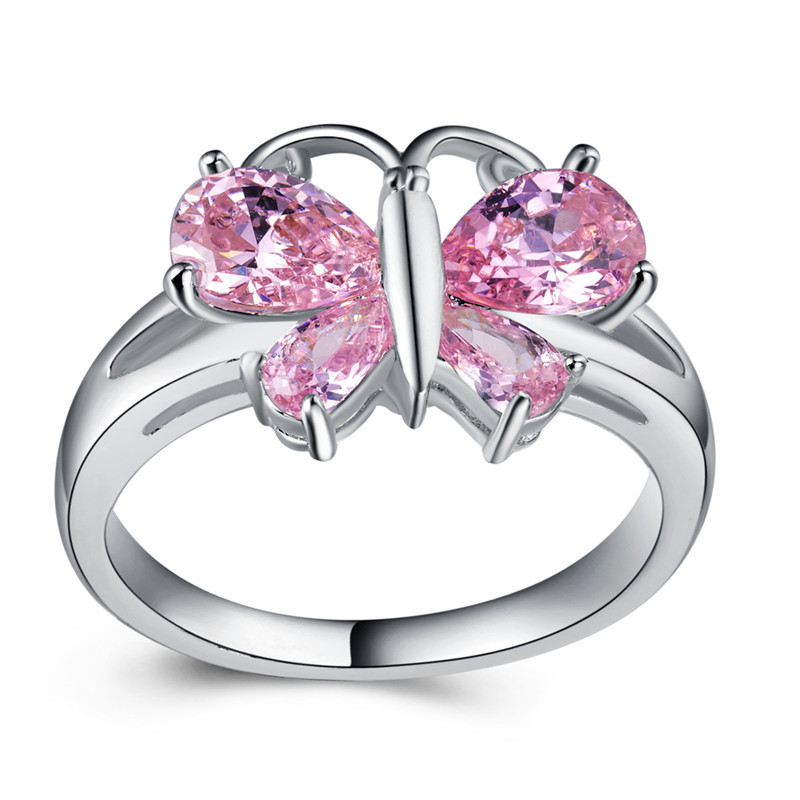 Luxury 925 Silver Plated Butterfly Cubic Zircon Gemstone Filled Finger Ring Women Girls Wedding Engagement Jewelry Lovers Gift US size 6-10, Golden;silver
Luxury 925 Silver Plated Butterfly Cubic Zircon Gemstone Filled Finger Ring Women Girls Wedding Engagement Jewelry Lovers Gift US size 6-10, Golden;silver
