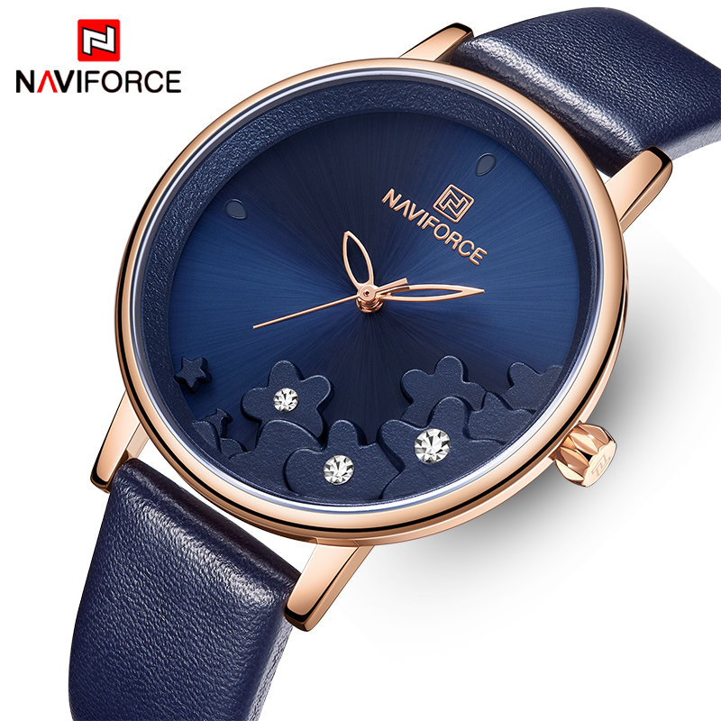 NAVIFORCE Women Watches Fashion Quartz Blue Ladies Wristwatch Female Casual Charm Watch for Girl Relogios Feminino Reloj Mujer, Slivery;brown
NAVIFORCE Women Watches Fashion Quartz Blue Ladies Wristwatch Female Casual Charm Watch for Girl Relogios Feminino Reloj Mujer, Slivery;brown