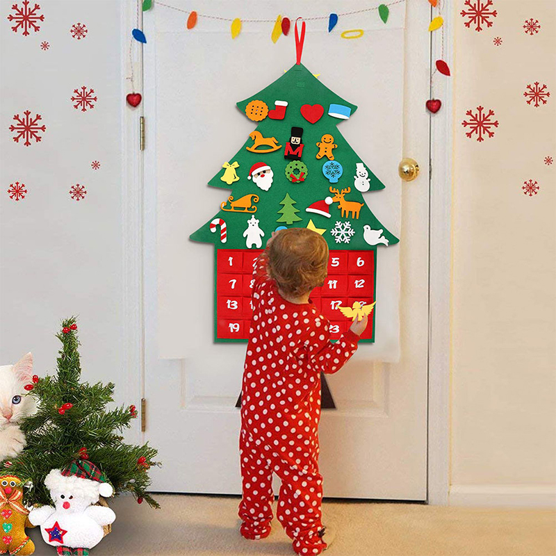 Christmas Felt Advent Calendar Hanging Ornament Decoration Date 1-24 Countdown to Christmas New Year Supplies Home Office DIY Gift
Christmas Felt Advent Calendar Hanging Ornament Decoration Date 1-24 Countdown to Christmas New Year Supplies Home Office DIY Gift