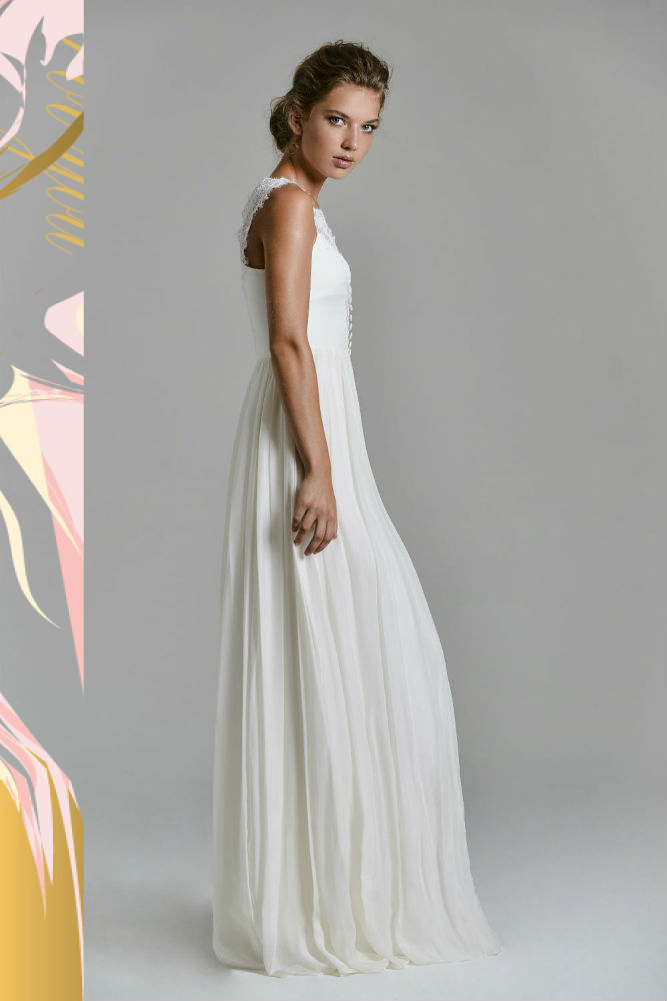 Vintage Chic Bohemia Wedding Dresses V Neck Lace Floor Length Sexy Front Split Beach Wedding Dress Custom Plus Size Country Bridal Gowns