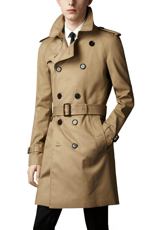 2018 New Fashion Mens Long Winter Coats Slim Fit Men Casual…