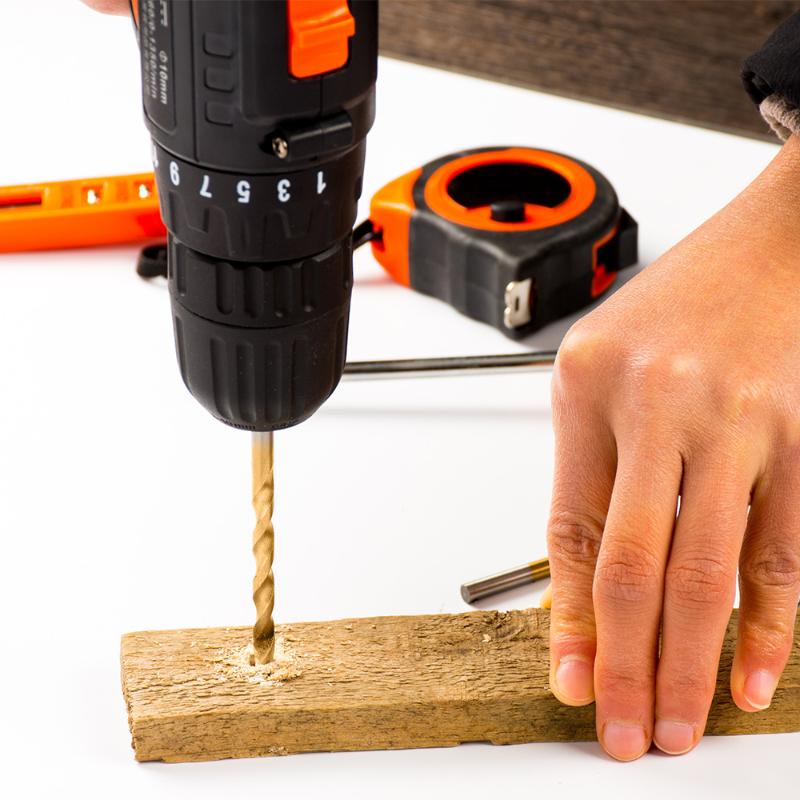 Hot New99Pcs HSS Titanium Coated Drill Bits High Speed Steel Drill Bit Set High Quality Power Drilling Tools For Wood 1.5-10mm
Hot New99Pcs HSS Titanium Coated Drill Bits High Speed Steel Drill Bit Set High Quality Power Drilling Tools For Wood 1.5-10mm