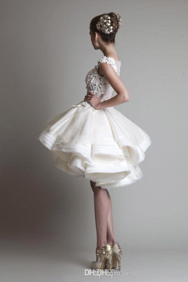 Big Sale Cheap White Ball Gown Dresses Scoop Neck Backless Lace Applique Arabic Wedding Dress Bridal Gowns