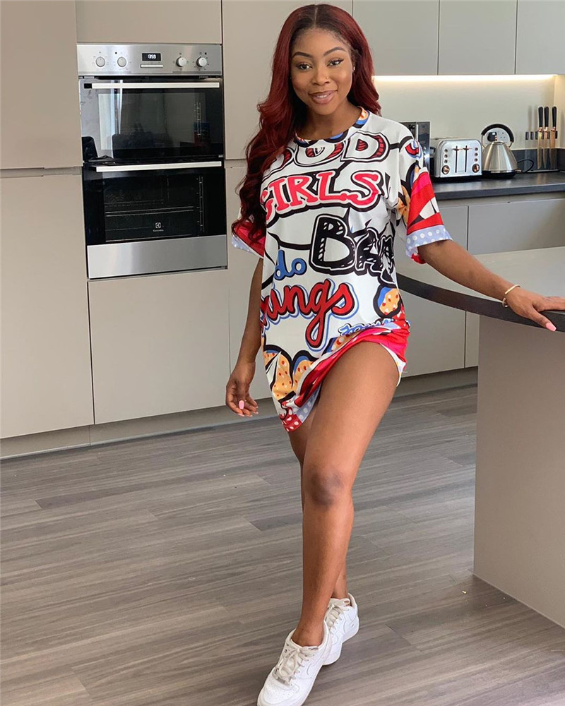 New Lip Floral Letter Womens Dresses Crew Neck Short Sleeeve Loose Summer Womens Designer Casual Dresses Shirt Dress
New Lip Floral Letter Womens Dresses Crew Neck Short Sleeeve Loose Summer Womens Designer Casual Dresses Shirt Dress
