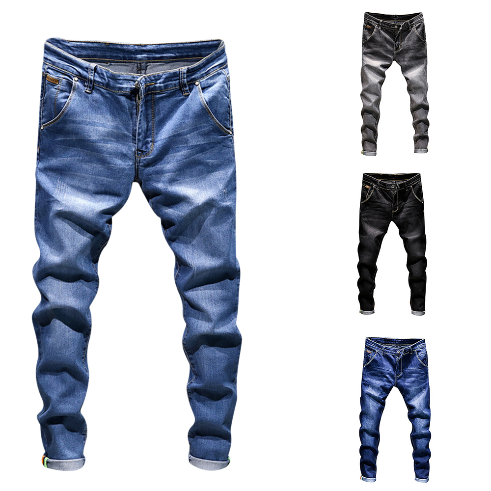 Plus size Men's Fashion Jeans Business Casual Stretch Slim Jeans 2019 Autumn Winter Trousers Denim Pants Male Clothes, Dark blue
Plus size Men's Fashion Jeans Business Casual Stretch Slim Jeans 2019 Autumn Winter Trousers Denim Pants Male Clothes, Dark blue