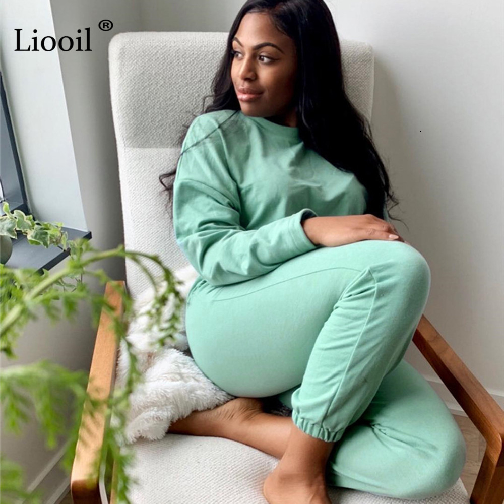 Women's Active Set - 2 Piece Soft Fleece Sweatshirt & Jogger Sweatpants Outfit