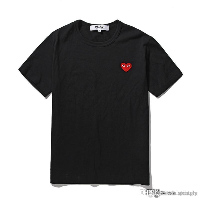 COM Best Quality Men Women Black red heart New play 1 CDG Embroidered Single Heart short Sleeve T-shirts Embroidery Red Heart Tee, White;black
COM Best Quality Men Women Black red heart New play 1 CDG Embroidered Single Heart short Sleeve T-shirts Embroidery Red Heart Tee, White;black