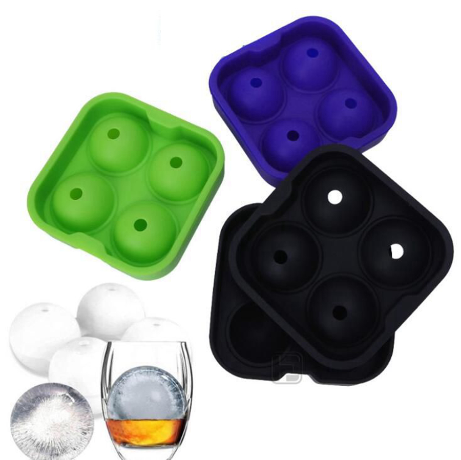 Whiskey Ice Cube Maker 4 Holes Ball Maker Mold Silicone Sphere Mould Party Brick Round Bar Accessories OOA7348-3
Whiskey Ice Cube Maker 4 Holes Ball Maker Mold Silicone Sphere Mould Party Brick Round Bar Accessories OOA7348-3