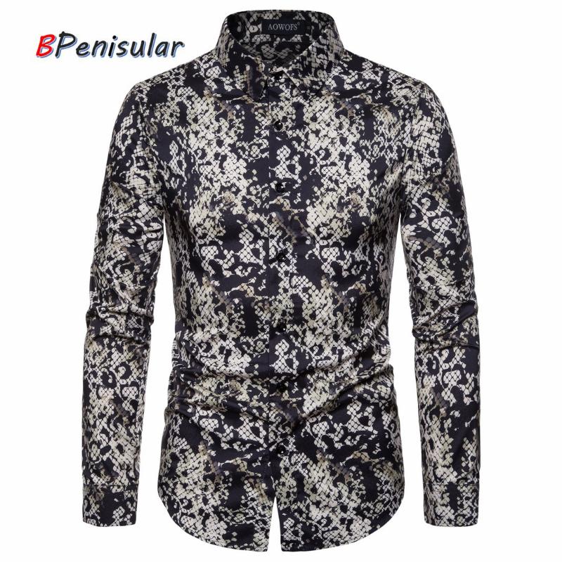 2020 Spring Men Long Sleeve Shirts Snakeskin Pattern Print Designer Cool Art Button Down Plaid Dress Shirt Men Hawaiian Shirt, Figure color
2020 Spring Men Long Sleeve Shirts Snakeskin Pattern Print Designer Cool Art Button Down Plaid Dress Shirt Men Hawaiian Shirt, Figure color