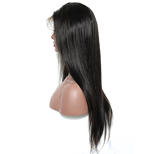 Undetecable transparent HD lace front wig swiss mink natural straight unprocessed 360 laces frontal wigs 130% density diva1